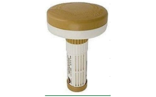 PoolStyle PS2057 Beige/White Floating 1" Spa Dispenser