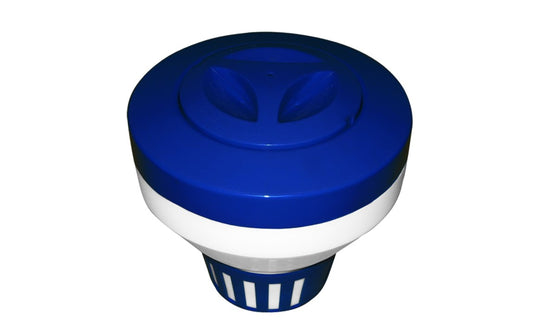 PoolStyle PS2065 Blue/White Floating Dispenser for 3" Tabs