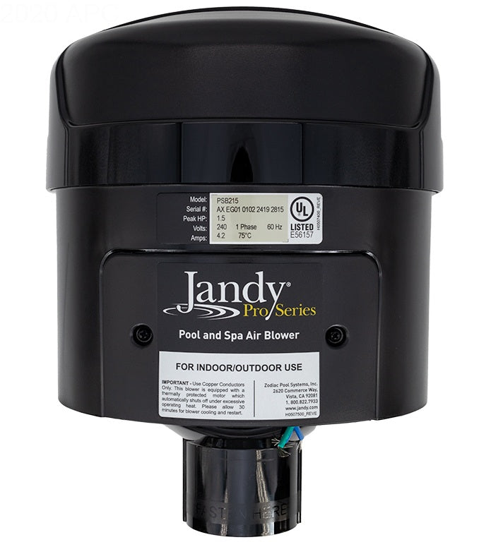 Jandy 1.5HP Spa Air Blower PSB215 240V