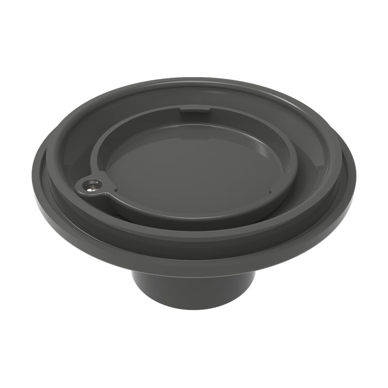 Color Match Adj Pebble Top Floor Inlet 2"S Dark Gray - PTFR-05