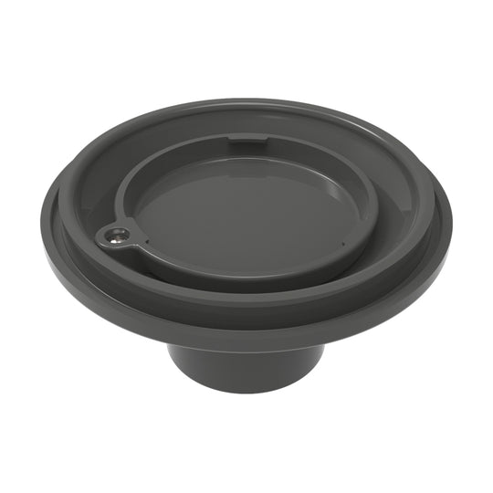 Color Match Adj Pebble Top Floor Inlet 2"S Dark Gray - PTFR-05
