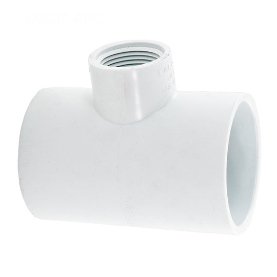 Westlake Pipe & Fittings Reducing Tee, 2 x 2 x 1" Slip x Slip x FPT White PVC Schedule 40 - 402249