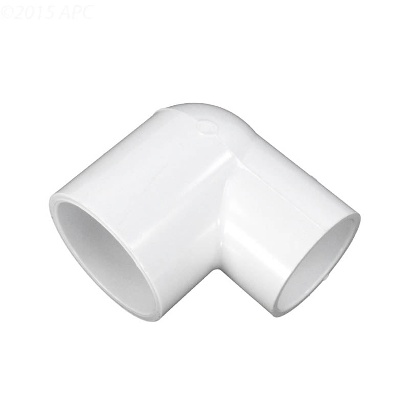 Westlake Pipe & Fittings Reducing Elbow, 2 x 1-1/2" Slip White PVC Schedule 40 90 Degree - 406251