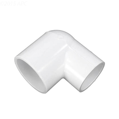 Westlake Pipe & Fittings Reducing Elbow, 2 x 1-1/2" Slip White PVC Schedule 40 90 Degree - 406251