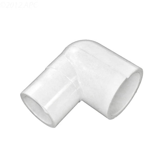Westlake Pipe & Fittings Street Elbow, 1" Spigot x Slip White PVC Schedule 40 90 Degree - 409010BC