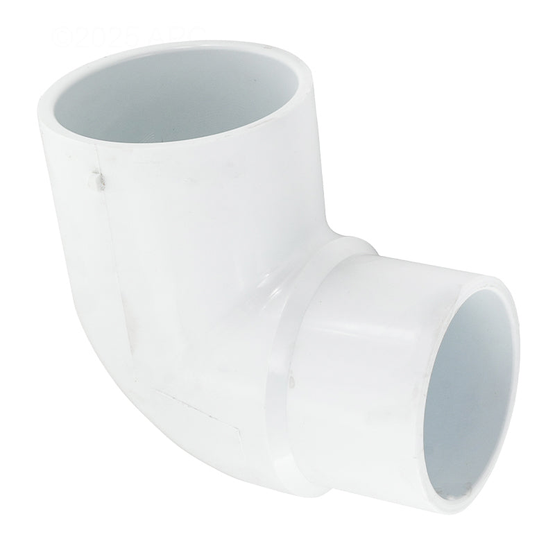 Westlake Pipe & Fittings Street Elbow, 3" Spigot x Slip White PVC Schedule 40 90 Degree - 409030