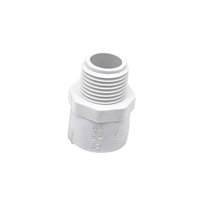 Westlake Pipe & Fittings Adapter, 3" MPT x Slip White PVC Schedule 40 - 436030