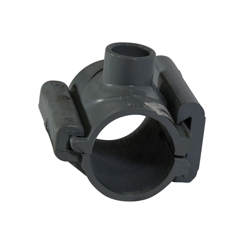 National Diversified Sales Saddle, 1-1/2" Compression x FIPT Gray PVC 41FS Series Rigid - 443015