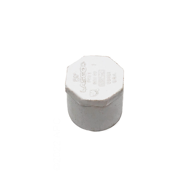 Westlake Pipe & Fittings Plug, 4" Spigot White PVC Schedule 40 - 449040
