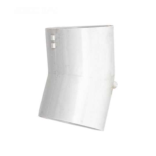 Westlake Pipe & Fittings Elbow, 4" Socket White PVC Schedule 40 22-1/2 Degree - 465040