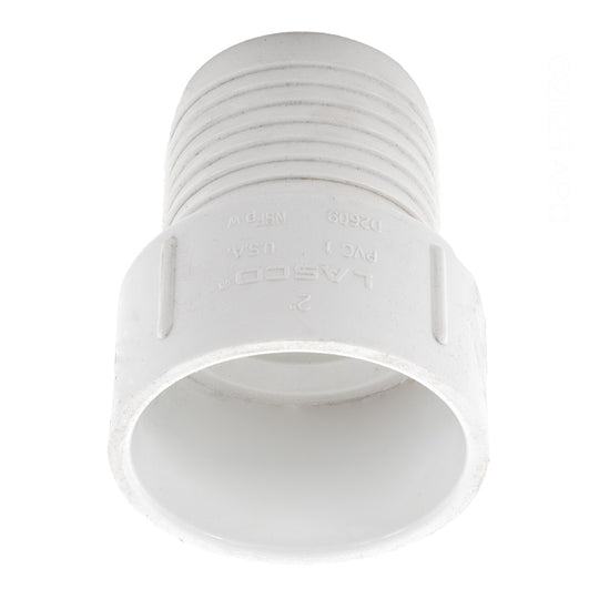 Westlake Pipe & Fittings Adapter, 2" Insert x Slip White PVC Schedule 40 - 474020