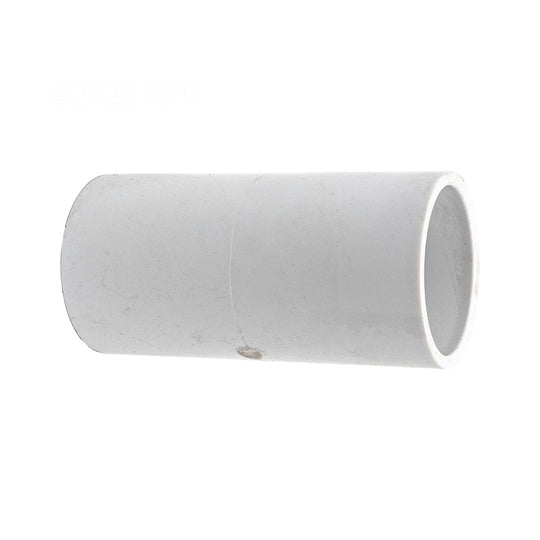 Westlake Pipe & Fittings Coupling, 1-1/2" Slip White PVC Schedule 40 Deep Socket - 482015