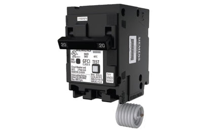 CMI 2-Pole 20A Breaker Circuit Gfci Siemens Siemens 2 Pole 20Amp Gfci Circuit Breakr | QF220