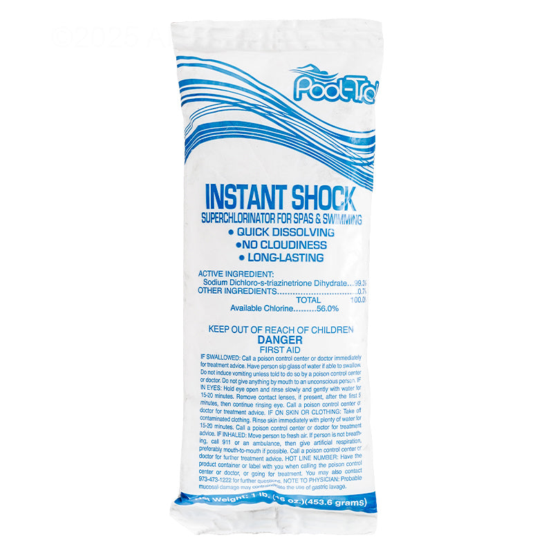 Pool Care 1lb Shock 99% Dichlor 6 Bags - QPC551516