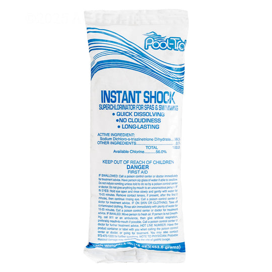 Pool Care 1lb Shock 99% Dichlor 6 Bags - QPC551516