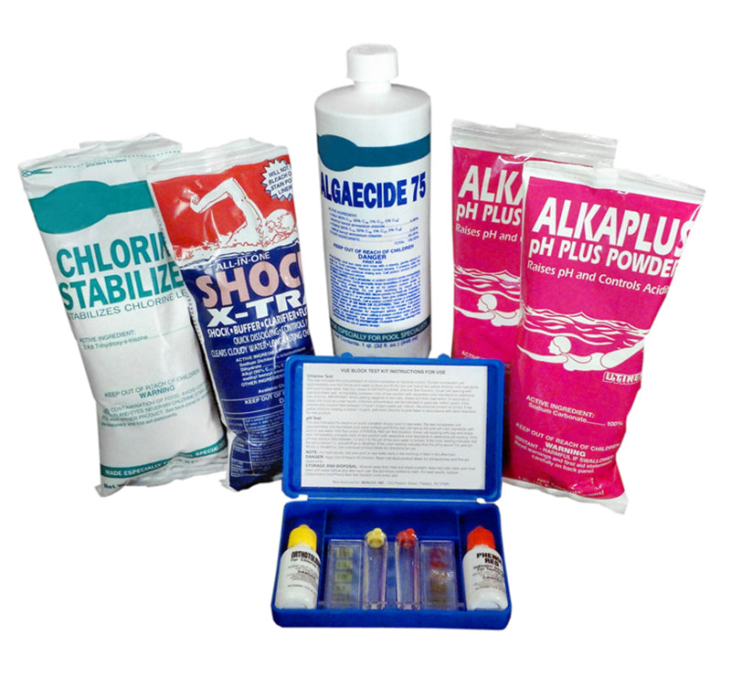 Qualco Pool Care Spring Start Up Kit to 10,000 Gallons - QPC55805