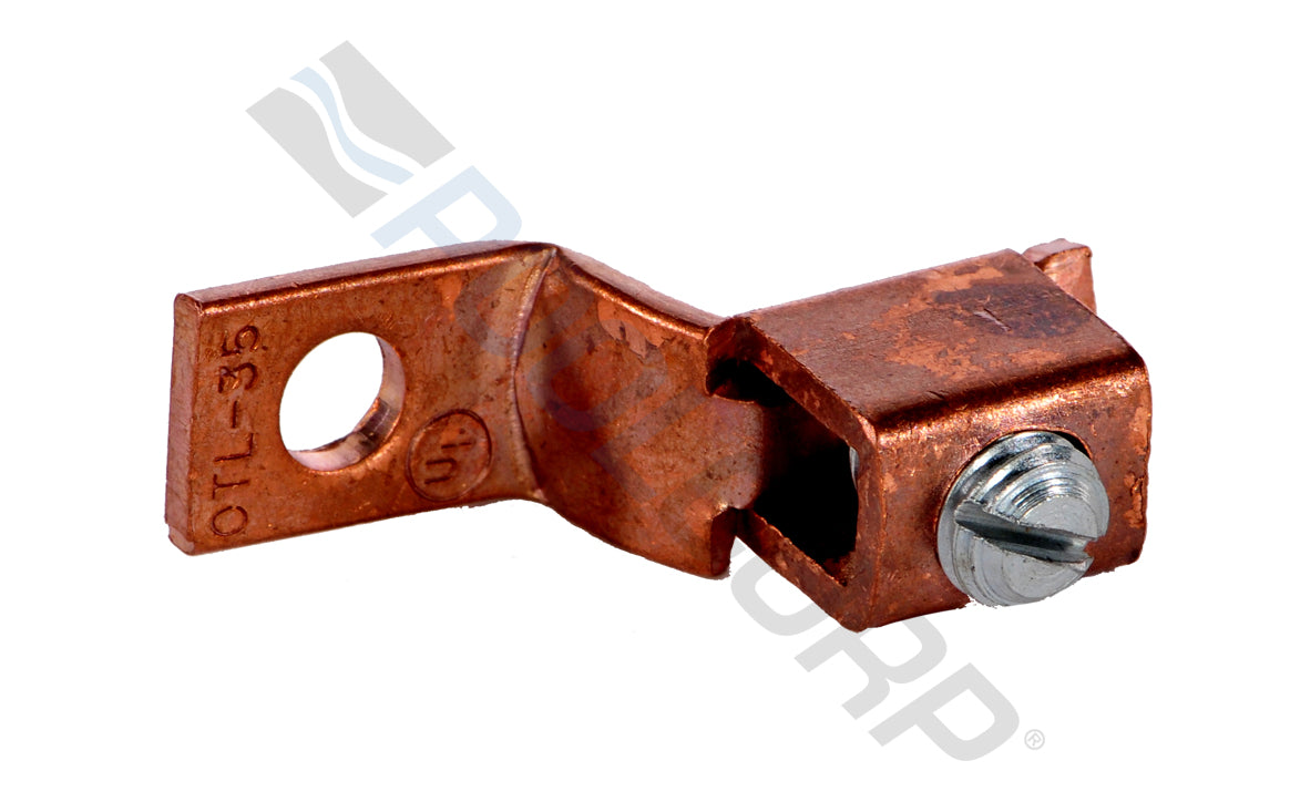 #14-4 CMI Copper Non-Direct Burial Bond Lug 35 Brass Bonding Lug Solderless De704 | 18006016
