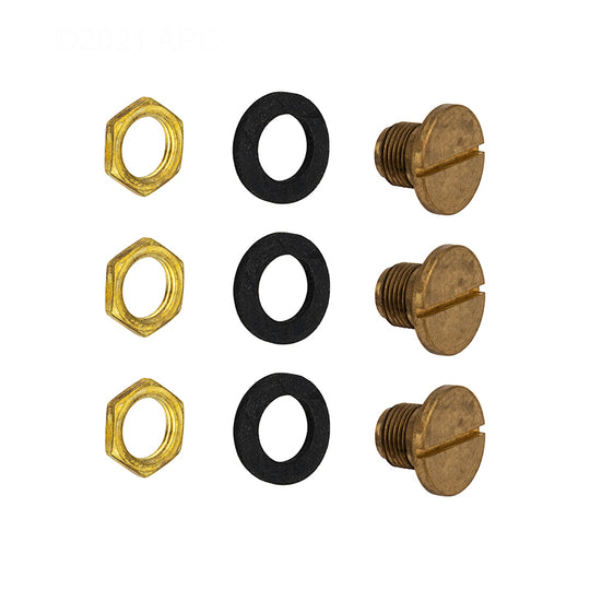 Jandy Dry Well Ftg Sensor Stud Assembly Brass Lx/ Lt Low Nox - R0383200