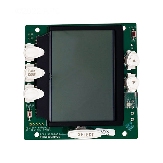 Jandy Pro Series PCB Sub-Assembly with White Button and LCD Replacement - R0550700