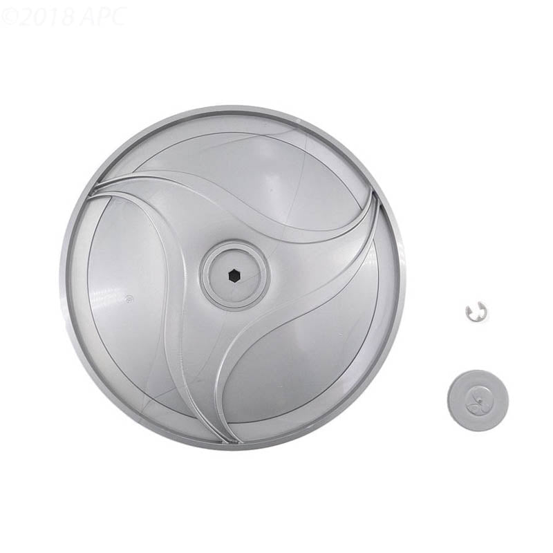 Polaris TR35P/36P Pressure Cleaner Wheel, Single-Sided, Silver - R0615800