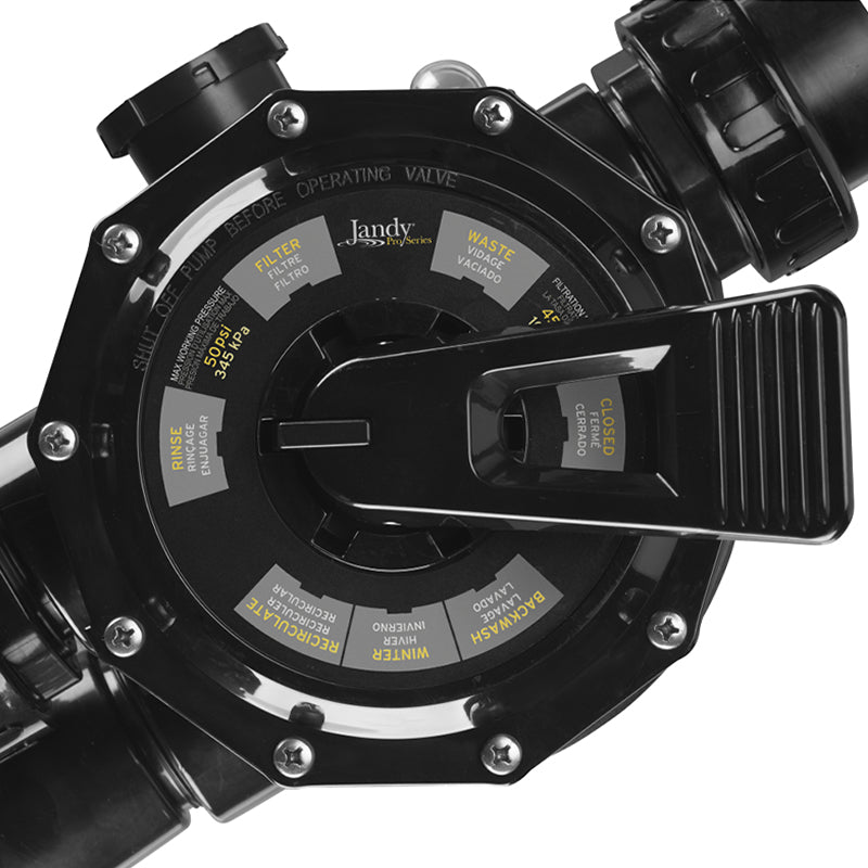 Jandy Multiport Valve with Clamp SFTM24-2.0 Complete - R0745700