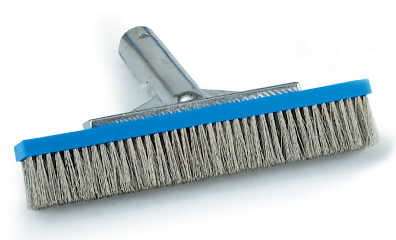 Pentair 9'' Metal Back Stainless Steel Bristle Algae Brush - R111626