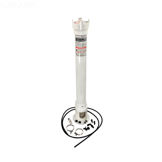 Pentair Rainbow Model #300-29 Heavy Duty Off-Line Chlorine/Bromine Feeder, 29" Extended White Body, Treats 14-57,000 Gal