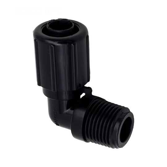 Pentair 1/2" x 90 Deg NPT Tube Fitting w/ Nut - R172272