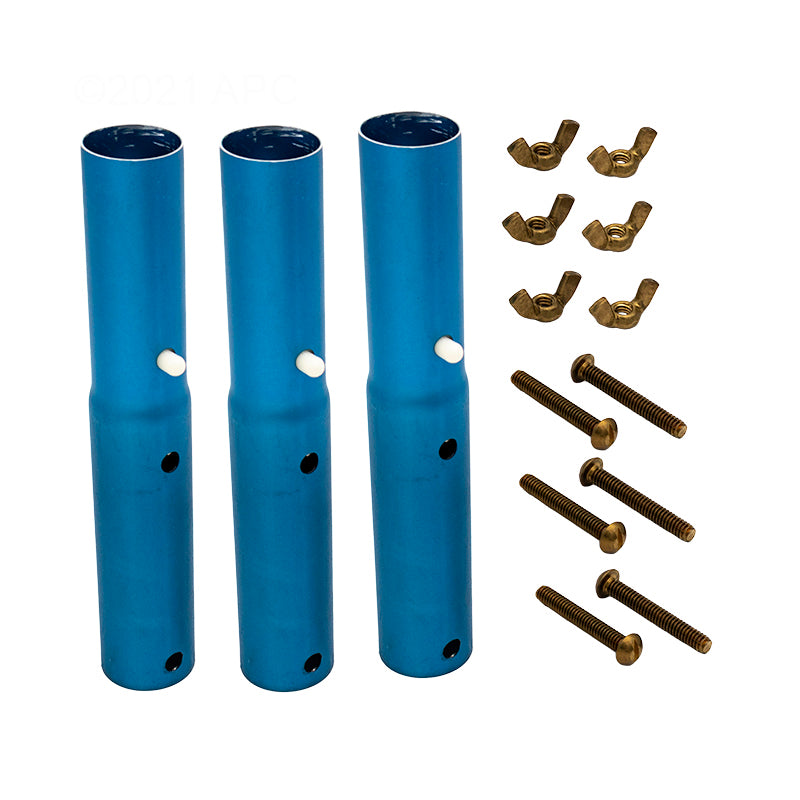 Pentair Water Pool and Spa Inc Vacuum Hose Pole Adapter 3PC/SET #147 - R221126
