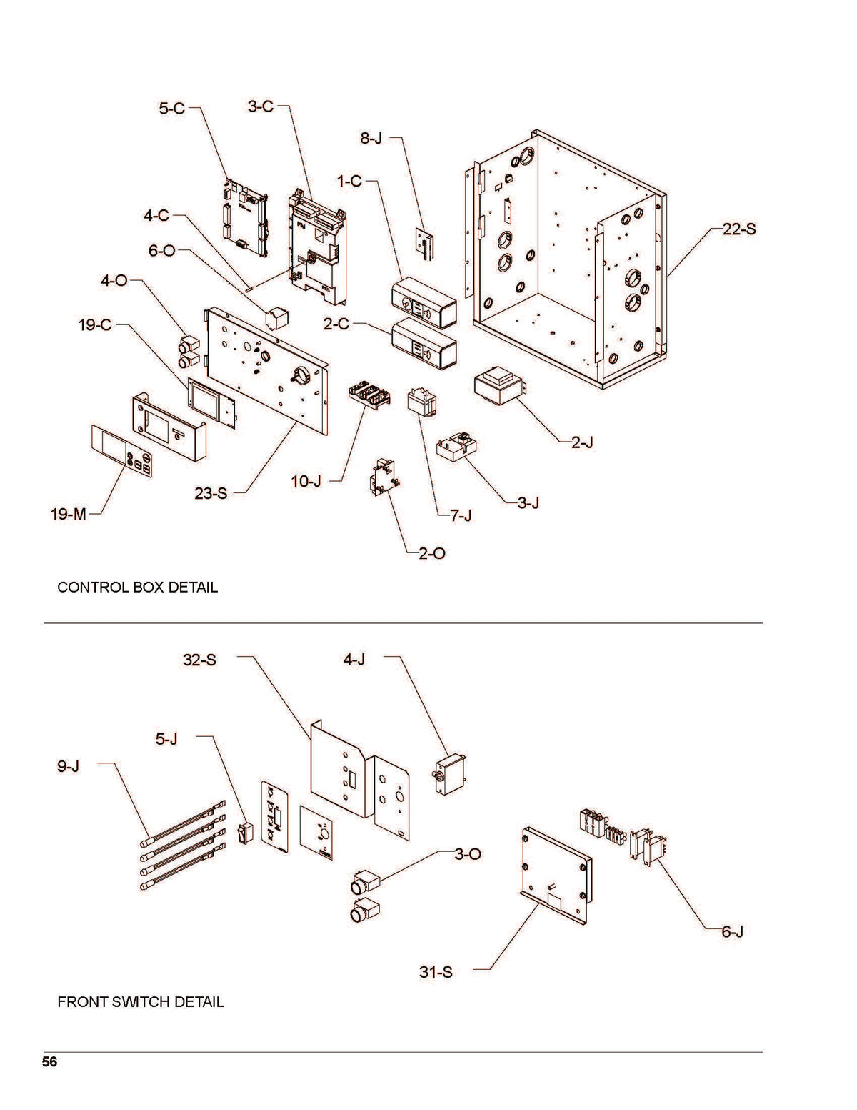 Raypak Hi Delta Natural Gas Heater 500K BTU with Cal Code 100-10006498 parts diagram