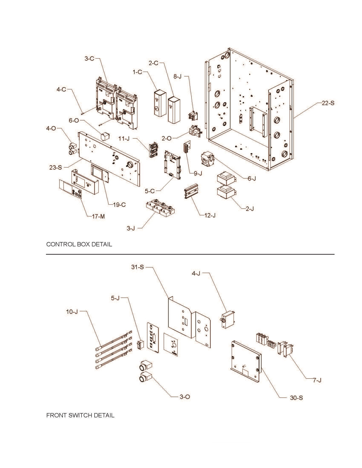 Raypak Hi Delta Natural Gas Heater 1530K BTU with CSD-1 100-10006504 parts diagram