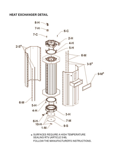 Raypak XTHerm Natural Gas Heater 97% EE 1500K BTU with CAL CODE 100-10006507 parts diagram