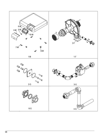 Raypak Avia Digital Low NOx Propane Gas Heater 399K BTU 018039 parts diagram