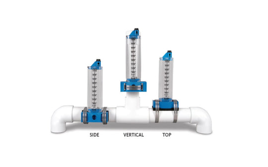 Rola-Chem Vertical Mount Flow Meter 2.5" Copper - 570360V