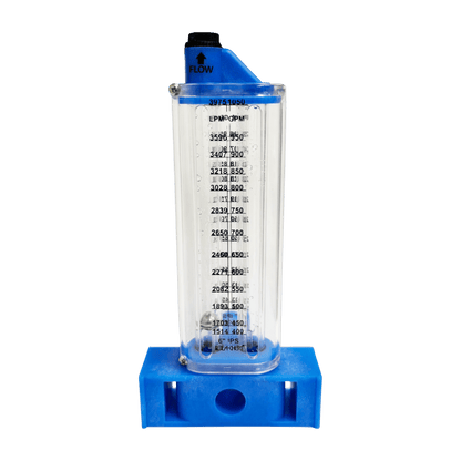 Rolachem 6" PVC Flowmeter, Vertical Mount, for Vertical Pipe, 400 - 1050 GPM | 570391V