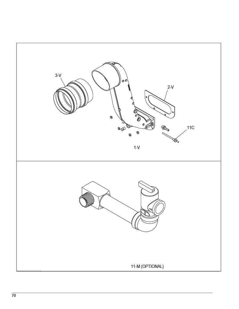 Raypak AVIA P-D404A-EN-C Natural Gas Low NOx Pool and Spa Heater 399K BTU 018093 parts diagram