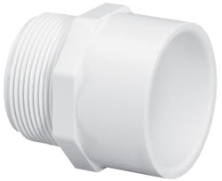 Adapter, 3" MPT x Slip White PVC Schedule 40