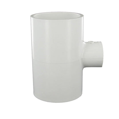 Reducing Tee, 2 x 2 x 3/4" Slip x Slip x FPT White PVC Schedule 40