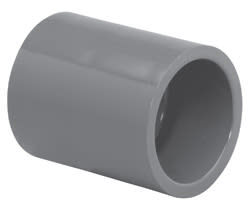 Coupling, 6" Slip Gray PVC Schedule 80