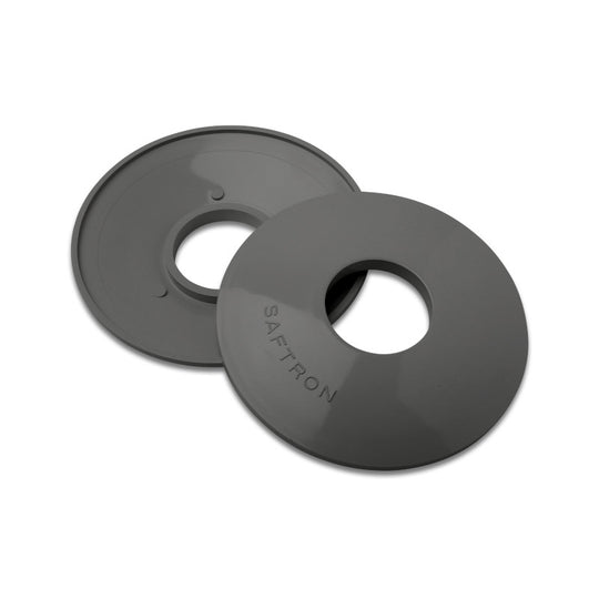 Saftron Escutcheon Pair Gray - ESC-G