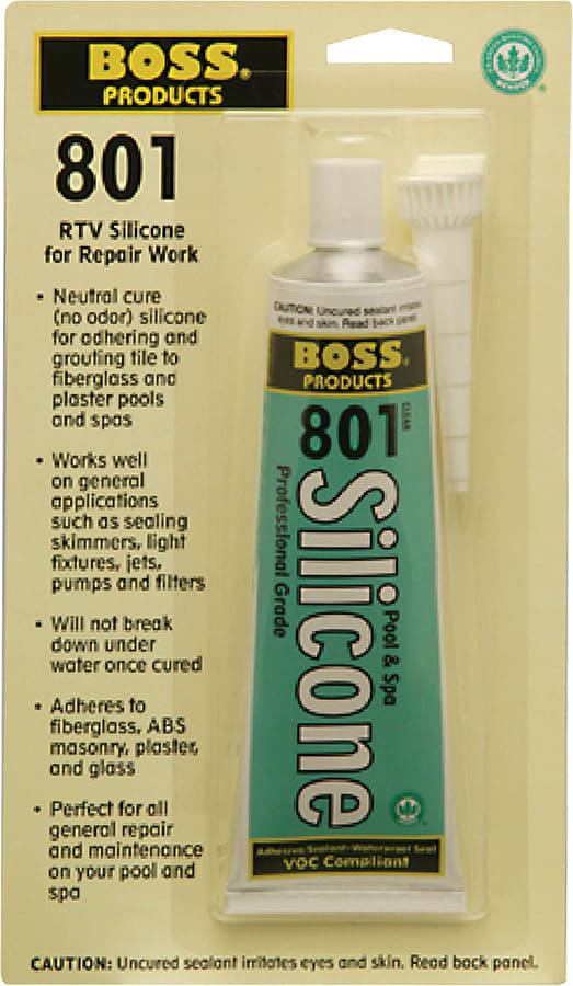Boss 801 Silicone Adhesive 80131 3OZ Clear - 142943