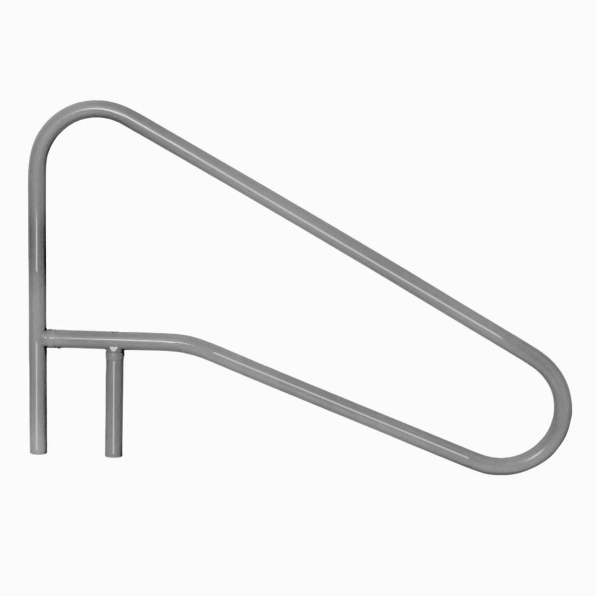 Saftron 3-BEND Return-To-Deck Handrail 54" Graphite Gray - CBRTD-354-GG