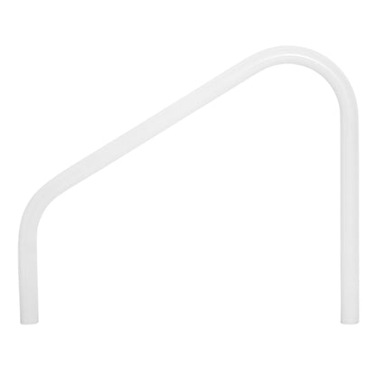 Saftron Pair Deck Mount Handrails 40" White 2-BEND - DR-240-W