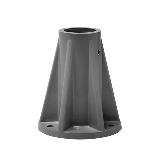 Saftron Surface Mount Anchor Flange 6" Graphite Gray - SB-F-GG