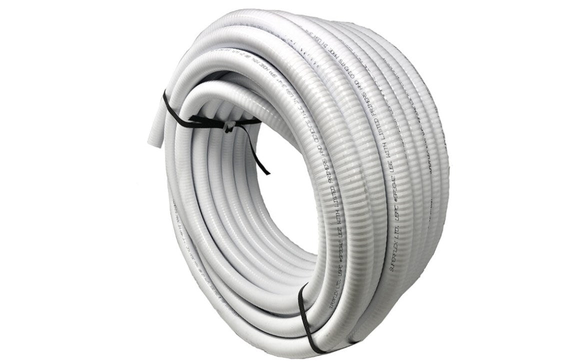 Superflex 1" x 100' PVC Flexible Pipe - S-100WH
