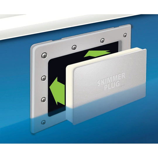 Simpool Wide Mouth Skimmer Plug for Hayward SP1090WM, Rectangle, Aboveground | AGWM-H2
