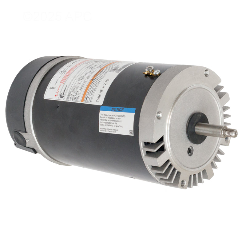 Hayward Northstar Motor 2HP C-Frame Threaded Shaft E-Plus - SN1202