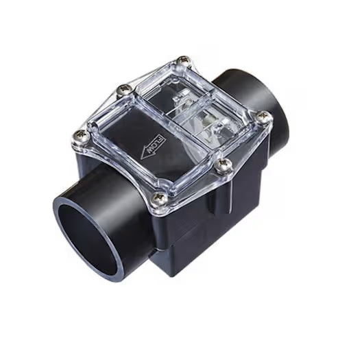 Super-Pro® SP0801-20H2 (CR) 2"S Black CPVC Check Valve with Corrosion Resistant 0.5" Spring