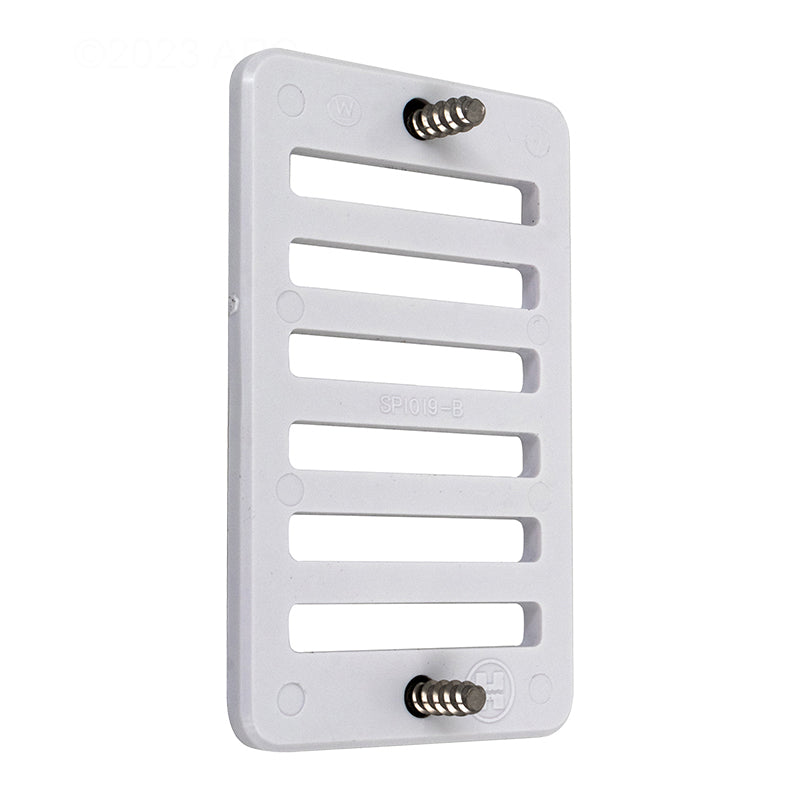 Hayward Grate with Screws White Gutter Drain - SP1019BA