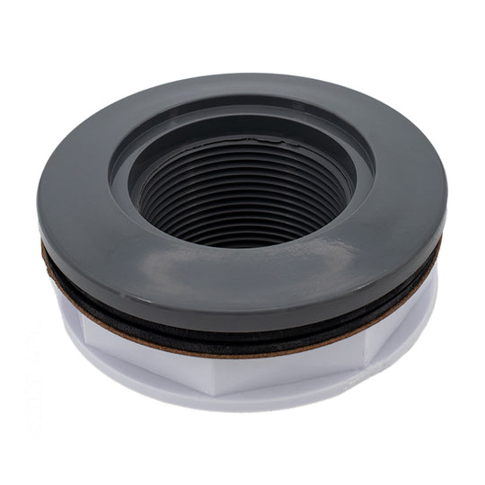 Hayward Inlet Return Wall Fitting, 1-1/2" Socket, Dark Gray, Fiberglass - SP1023DGR